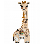 Manipulačná doska / Activity board Žirafa – prírodná  - 95 cm x 36 cm